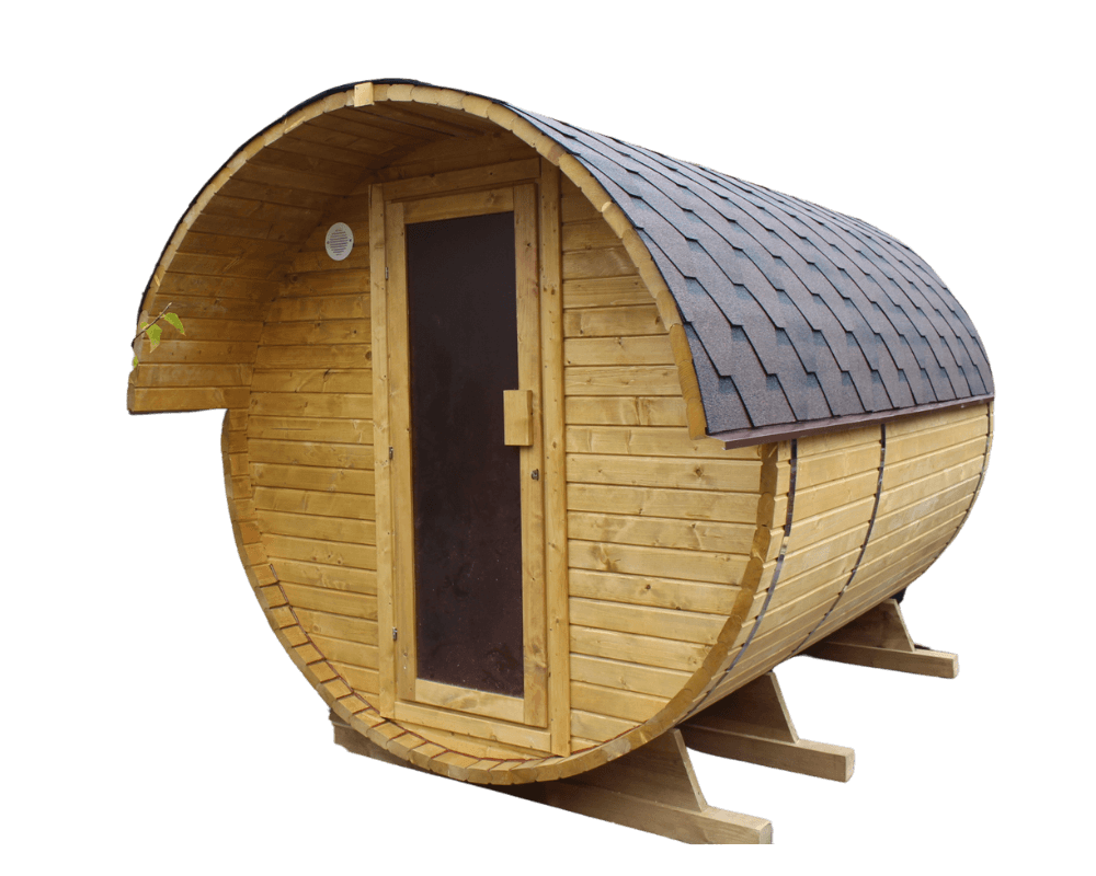 Sauna Mit Holzofen Aus Polen